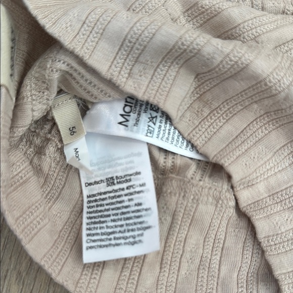 Marmar Copenhagen baby Ribbed Beanie - blush pink - Picture 2 of 3